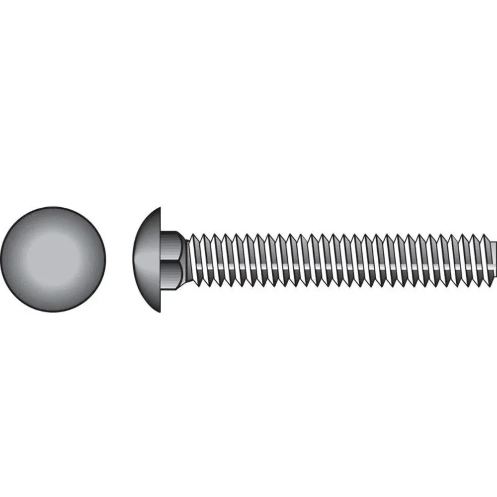 Hillman 832586 Stainless Steel Carriage Bolt, 5/16 -18‎ X 4-Inch, 25-Pack